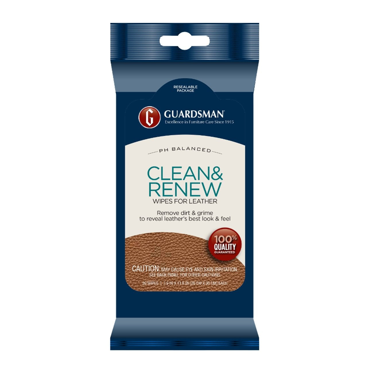 Guardsman - Leather Clean and Renew Wipes