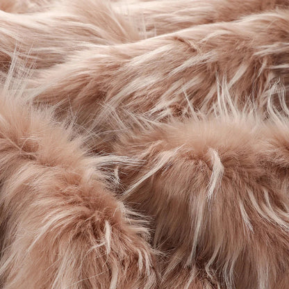 Fur Bean Bag - Peony Plume