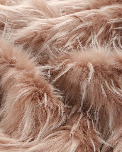 Fur Cushion - Peony Plume (3 Sizes)