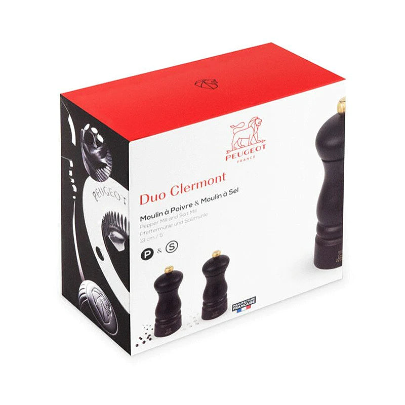 Clermont Salt & Pepper Gift Set - Black