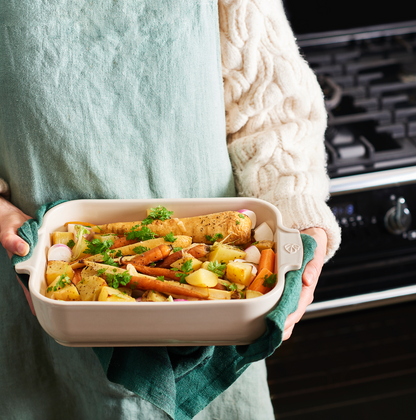 Ceramic Rectangular Baking Dish Small - Ecru