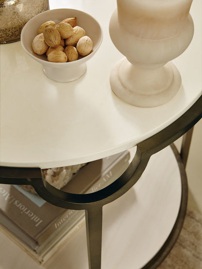 Morello Oval Metal Side Table
