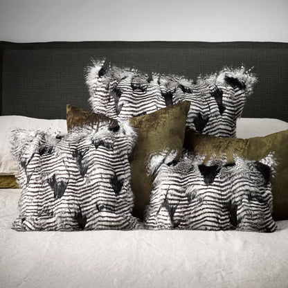 Fur Cushion - Silver Pheasant (3 Sizes)