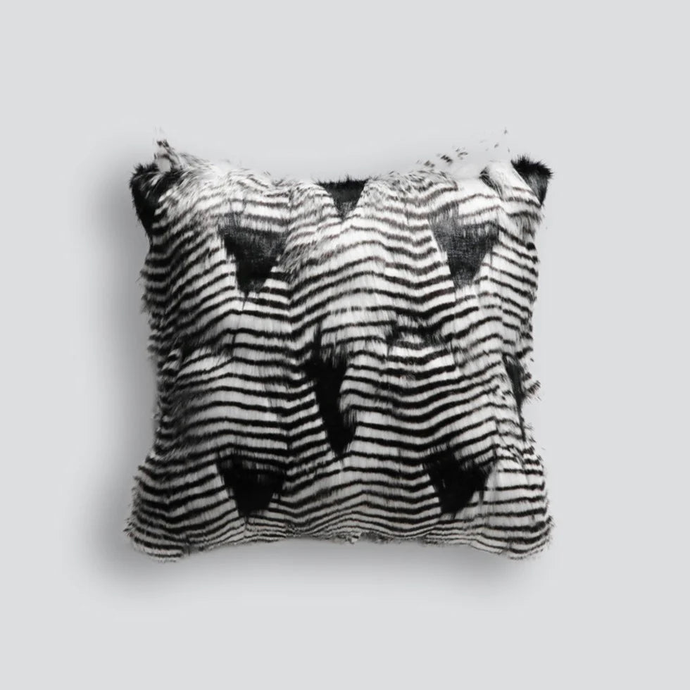 Fur Cushion - Silver Pheasant (3 Sizes)