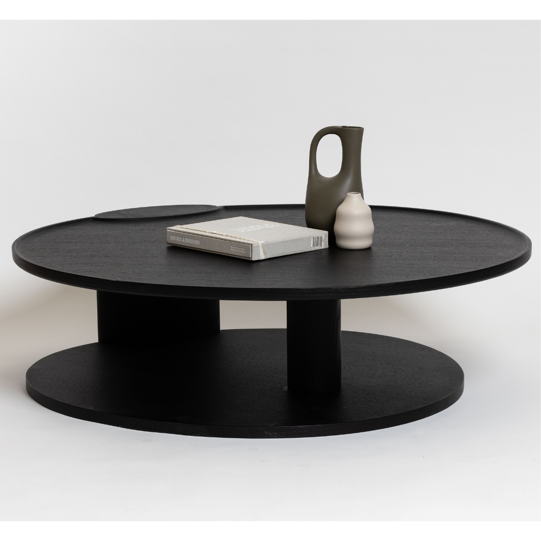 Oki Oval Coffee Table - Black