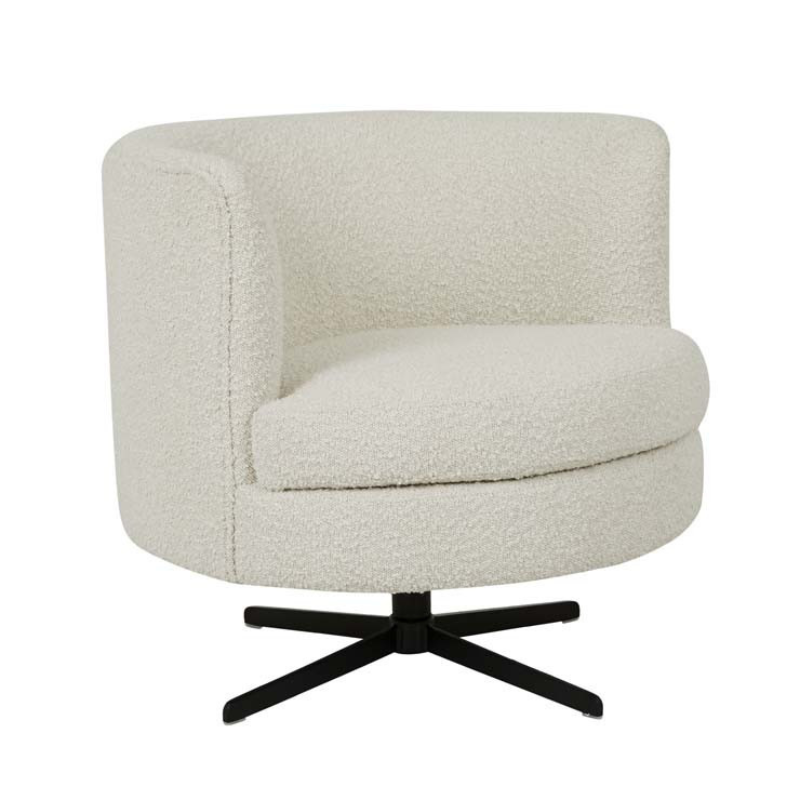 Emery Swivel Occasional Chair - Beige