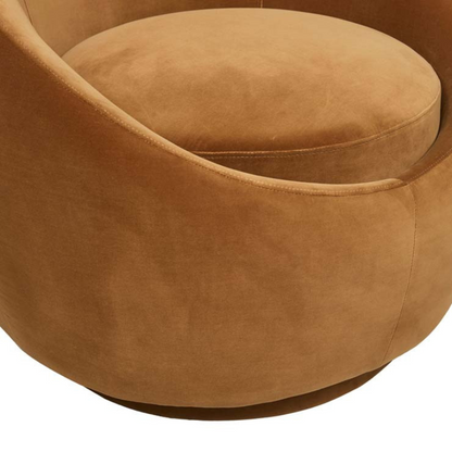 Globe Swivel Occasional Chair - Toffee
