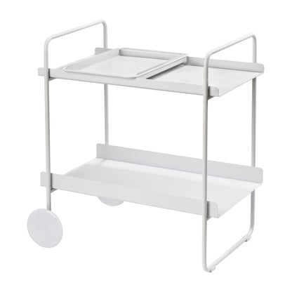 Cocktail Bar Trolley - Soft Grey