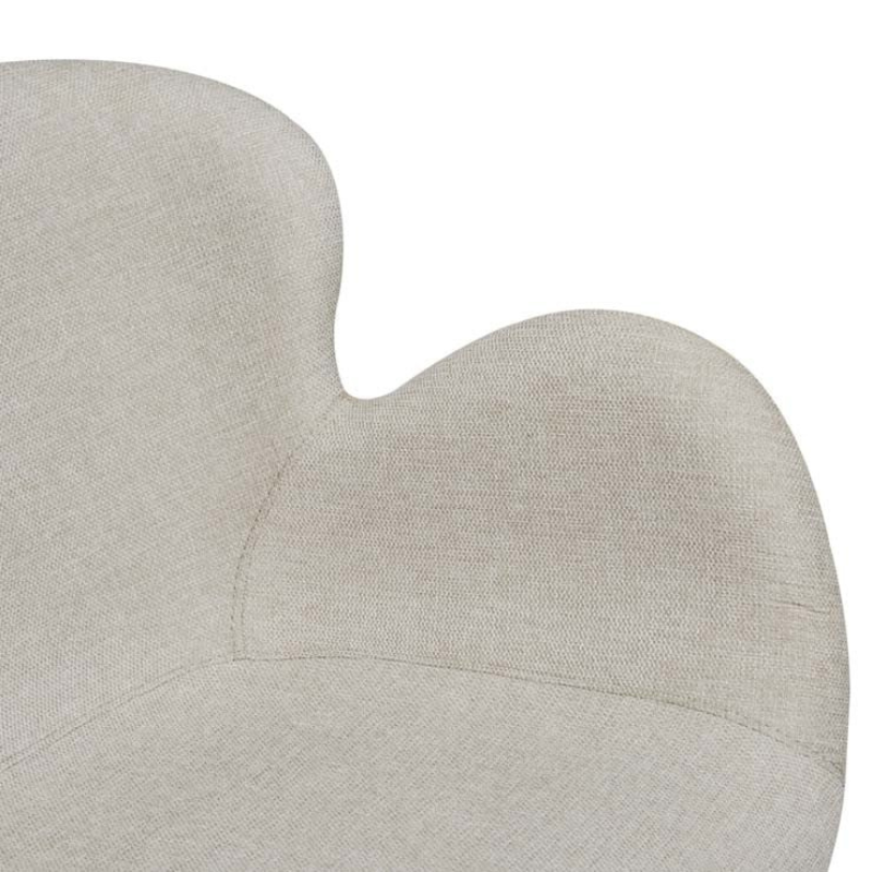 Astrid Swivel Arm Chair - Seashell/Soft beige
