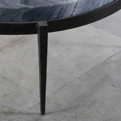 Tangent Large Coffee Table - Black Marble Top
