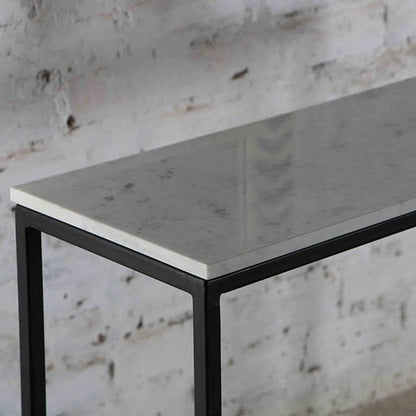 Brooklyn Console - White Marble Top