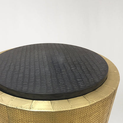 Monterey Side Table - Black Marble Top