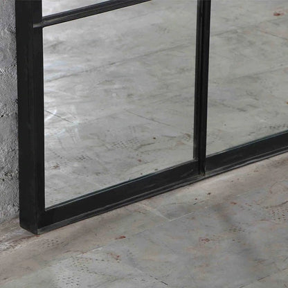 Loft Iron Frame Floor Mirror – 18 block