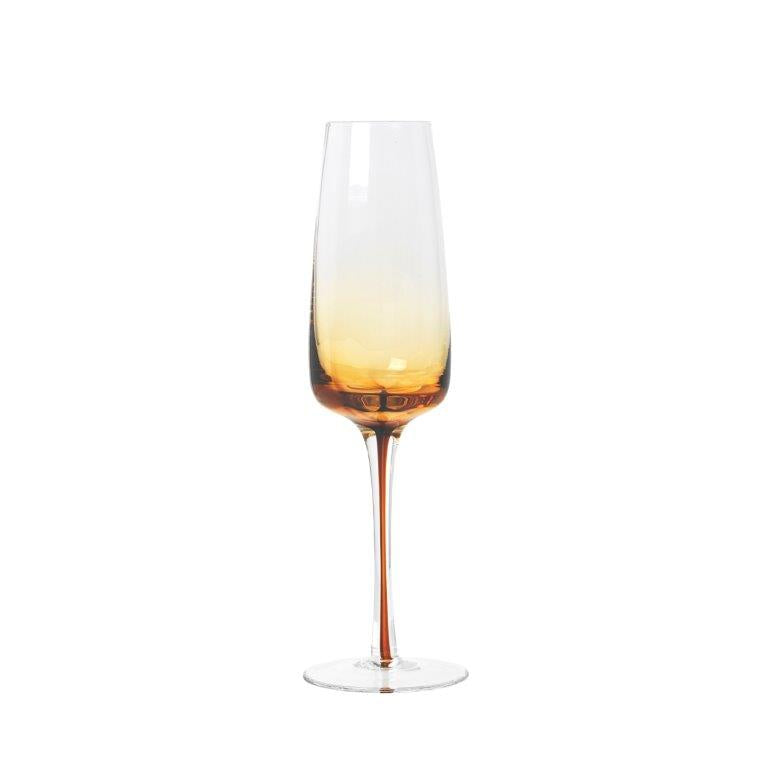 Saffron Champagne Glasses - Set of 8