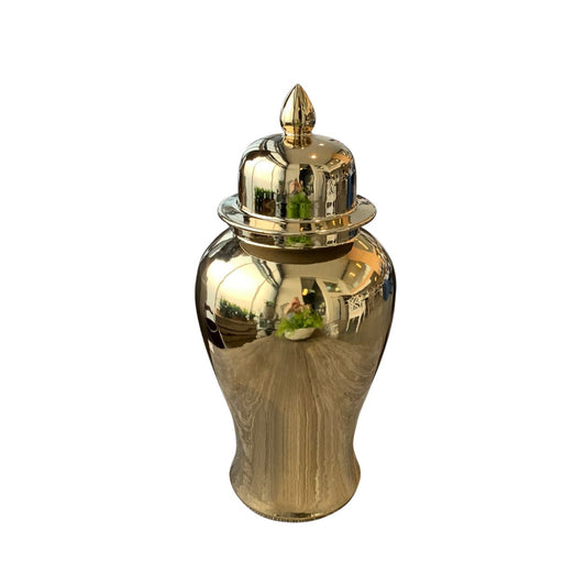 Temple Jar - Medium Gold