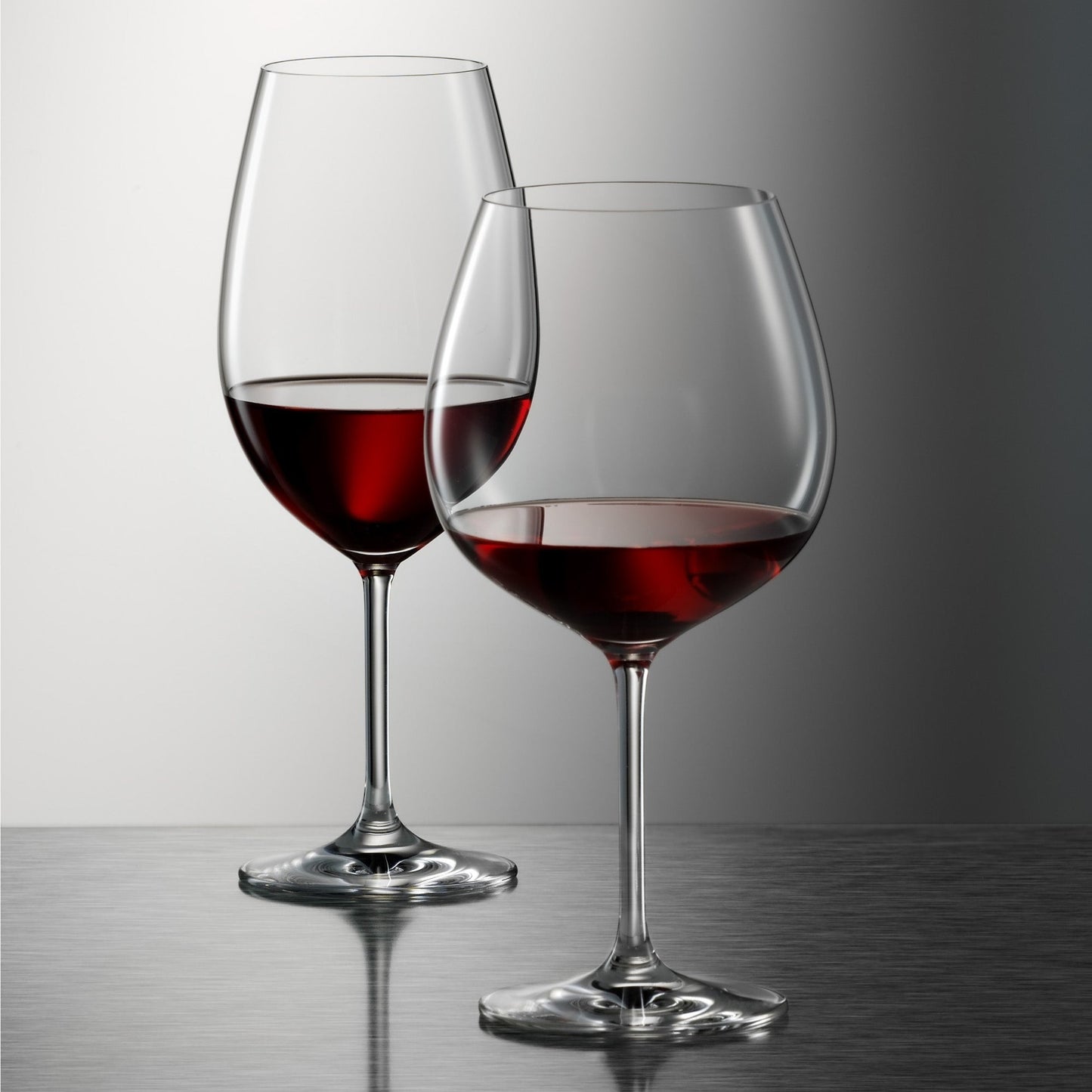 Ivento Burgundy Wine Glasses - Set of 6