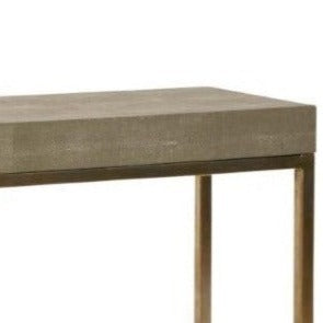 Clarice Console Table Shagreen Taupe