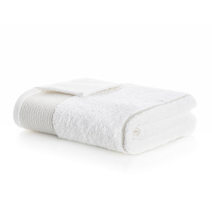 Sorema Lane Towel Set - White and Taupe