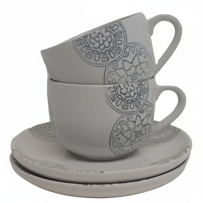 Medallion Cup and Saucer Set