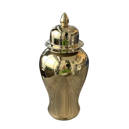 Temple Jar - Large Gold