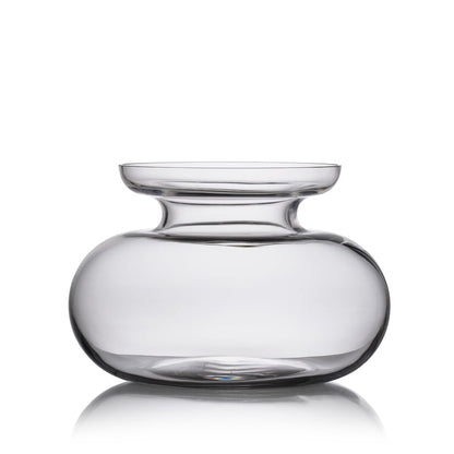 INU Small Glass Vase - Smoke Grey